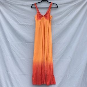 NWOT old navy boho hippie hombre dyed maxi dress
